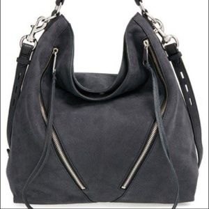 Rebecca Minkoff Black Suede Hobo Bag